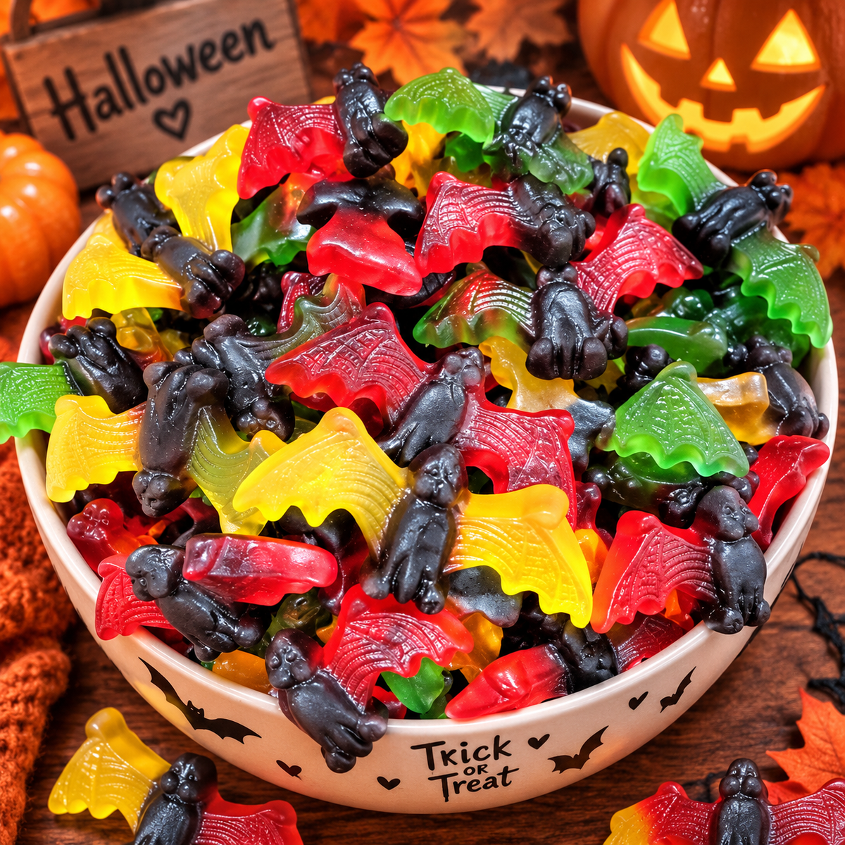 Chanvre-souris lisses HARIBO Halloween