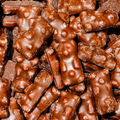 Oursons en guimauve chocolat au lait