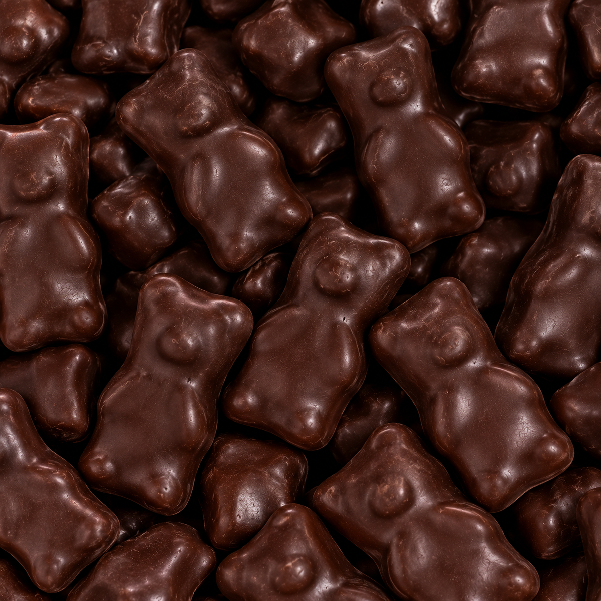 Oursons chocolat noir