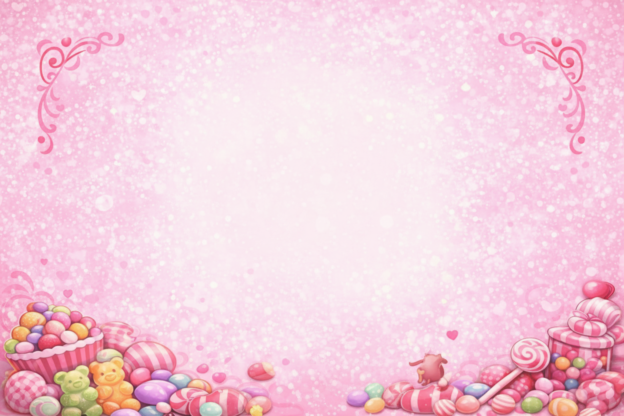 Bannière Alba Rose Bonbons
